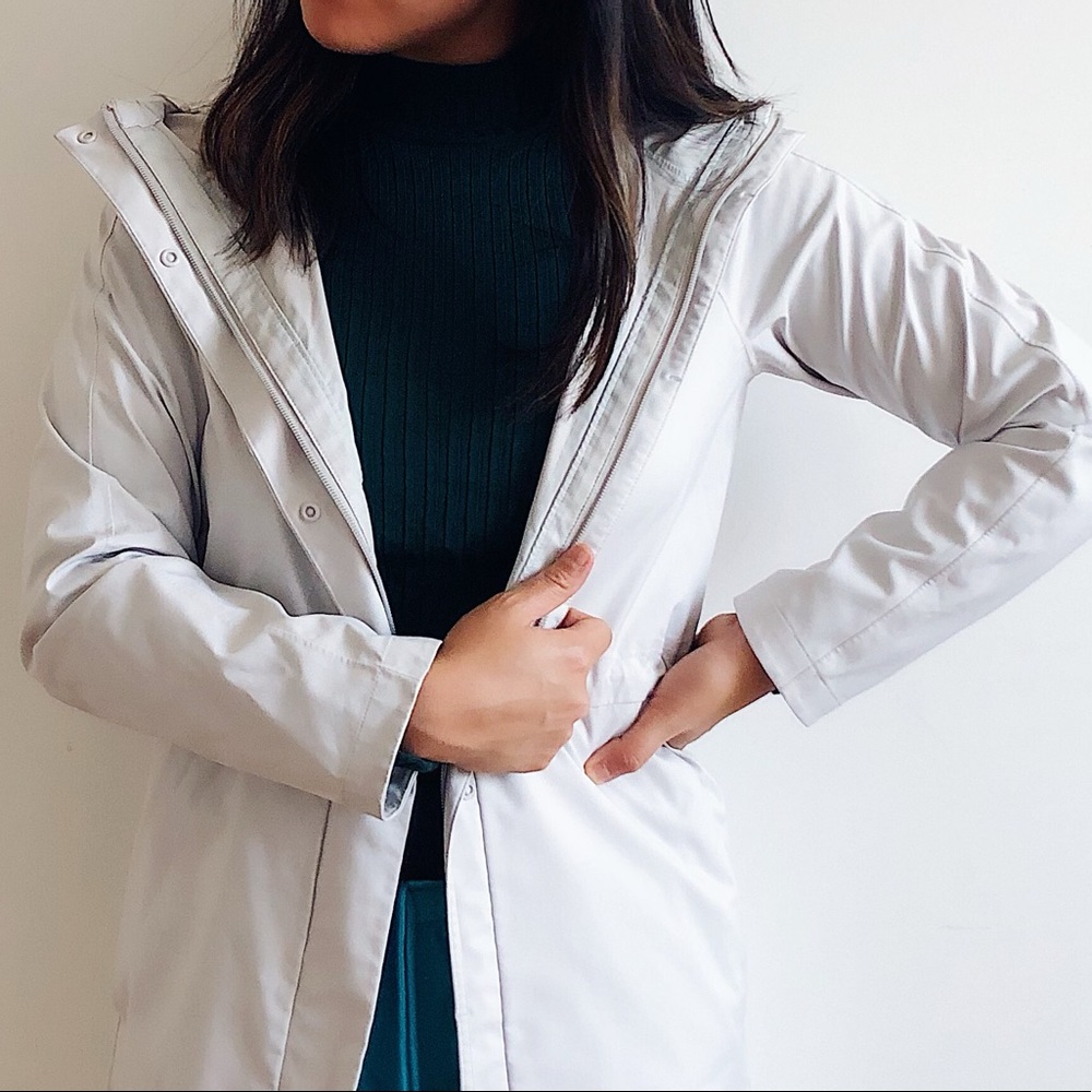 uniqlo block tech coat